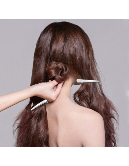 Paquete de 50 Clips de Cabello Marrywindix 6 cm Metal Plateado Paquete de 50 Clips de Cabello Marrywindix 6 cm Metal Plateado