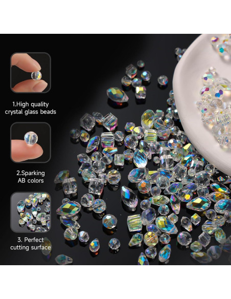 948 Cuentas de Cristal Vtssvow Aurora Boreal para Joyas DIY 948 Cuentas de Cristal Vtssvow Aurora Boreal para Joyas DIY