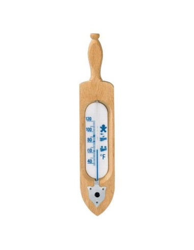 Termómetro Flotante de Baño HOKCO de Madera de Haya