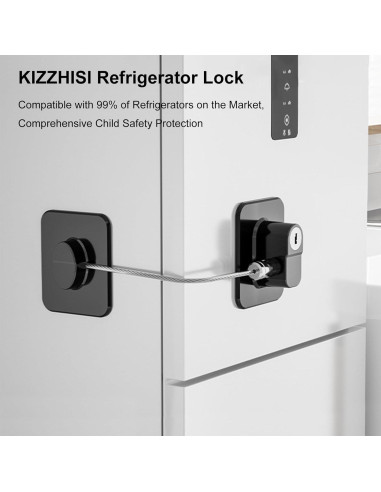 Cerraduras de Nevera KIZZHISI 2 Piezas Seguridad Infantil