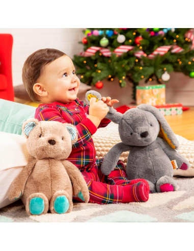 Oso de Peluche B. Toys Mellow-Cara 30 cm Suave y Lavable