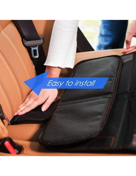 Protector de Asiento de Coche Funbliss Negro para Niños Protector de Asiento de Coche Funbliss Negro para Niños