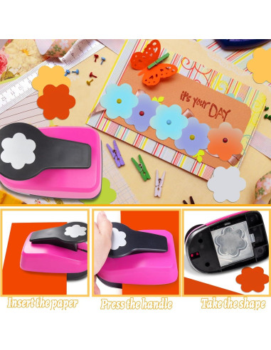 Perforadora de Flores HKKYO LP-20, 4.5 cm, Manualidades