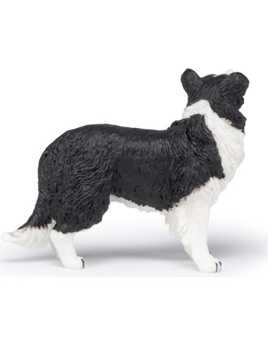 Figura Collie de la Frontera Papo - Pintada a Mano - 9.5 cm