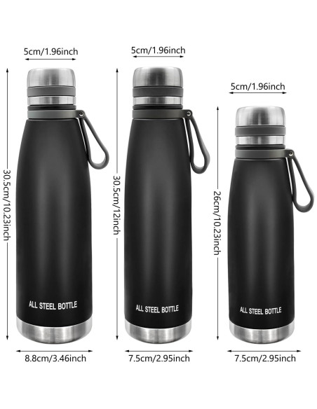 Termo Zalaxt de Acero Inoxidable 22oz A Prueba de Fugas Termo Zalaxt de Acero Inoxidable 22oz A Prueba de Fugas