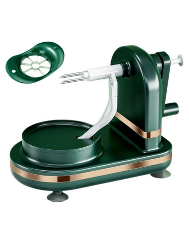 Pelador de Manzana Manual ULAKLU con Ventosa Estable Verde