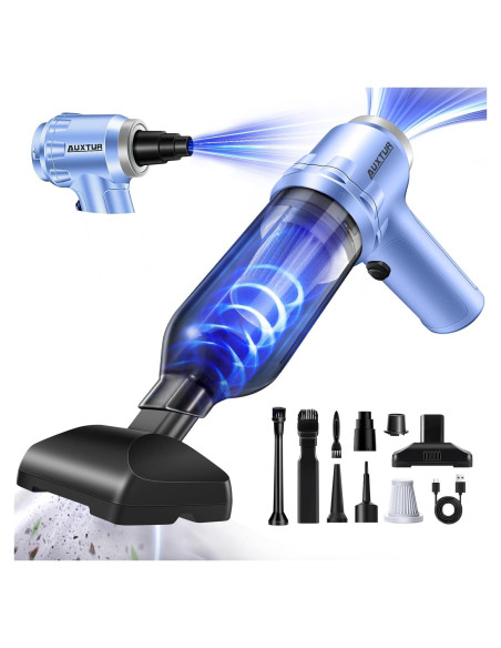 Aspiradora Portátil Inalámbrica AUXTUR 120W HEPA 200ml Aspiradora Portátil Inalámbrica AUXTUR 120W HEPA 200ml