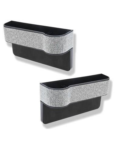 Organizador de Asiento de Coche Bling Bling - 2 Piezas con Cristales