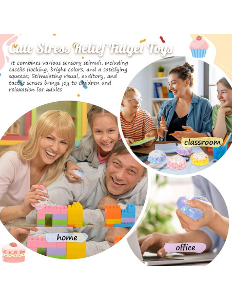 Set de Juguetes Antiestrés Taba Pickmesh 4 Piezas Pastel Set de Juguetes Antiestrés Taba Pickmesh 4 Piezas Pastel