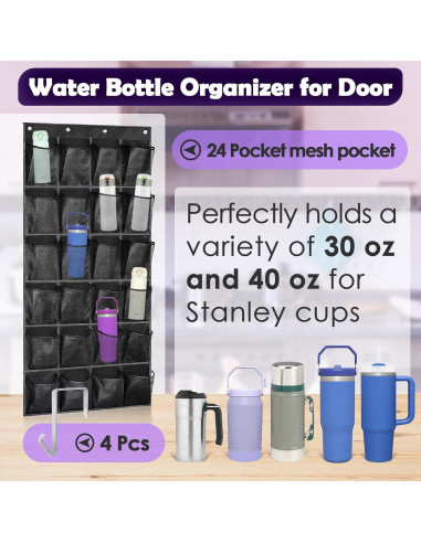 Organizador de Botellas de Agua Chaseroad 24 Bolsillos Plegable