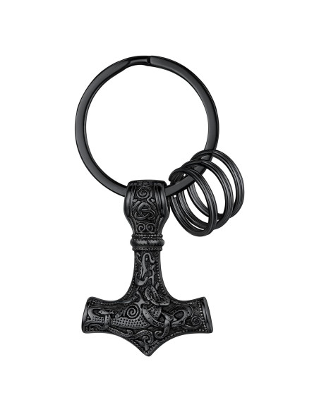 Llave de Thor Mjolnir FaithHeart para hombres, llavero acero inoxidable Llave de Thor Mjolnir FaithHeart para hombres, llavero acero inoxidable