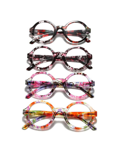 Gafas de Lectura Antirreflejo 100 CLÁSICO Floral 0.0x
