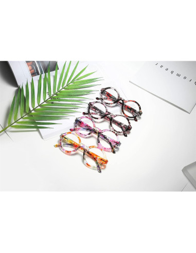 Gafas de Lectura Antirreflejo 100 CLÁSICO Floral 0.0x
