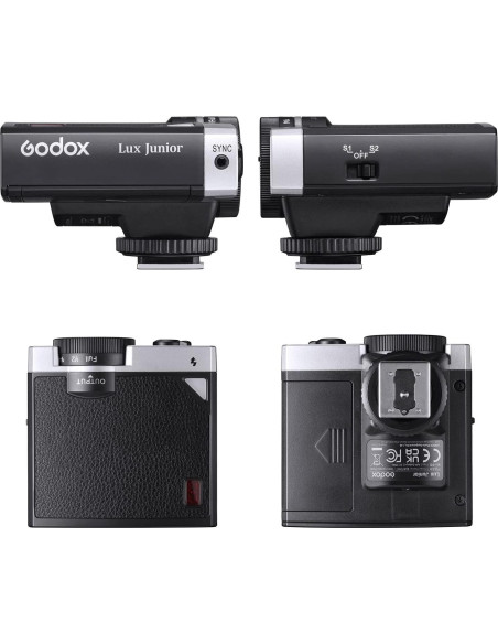 Flash Godox Lux Junior Retro para Cámara GN12 6000K Flash Godox Lux Junior Retro para Cámara GN12 6000K