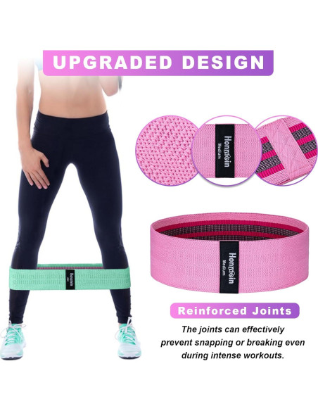Bandas de Resistencia Honmein - 3 Niveles para Fitness Bandas de Resistencia Honmein - 3 Niveles para Fitness