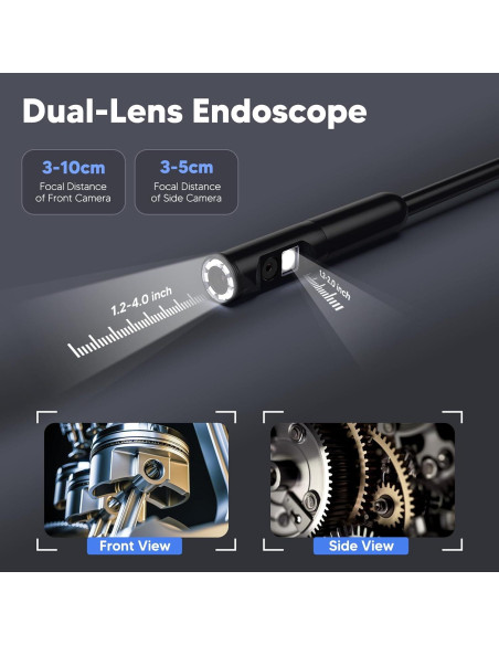 Endoscopio Borescope BlueFire 3.5m IP67 con 9 LED Ajustables Endoscopio Borescope BlueFire 3.5m IP67 con 9 LED Ajustables