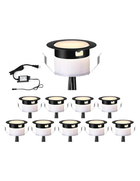 Kit de Iluminación LED FVTLED 10 Piezas 12V Impermeable Kit de Iluminación LED FVTLED 10 Piezas 12V Impermeable