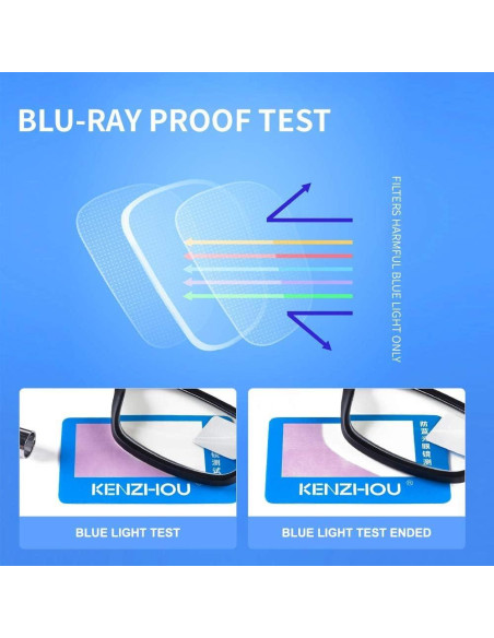 Gafas Anti Luz Azul K KENZHOU 2 Paquetes Unisex - Alivio Ocular Gafas Anti Luz Azul K KENZHOU 2 Paquetes Unisex - Alivio Ocular