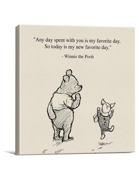 Cuadro Decorativo Winnie the Pooh 20x20 cm Lienzo Dolimifa Cuadro Decorativo Winnie the Pooh 20x20 cm Lienzo Dolimifa