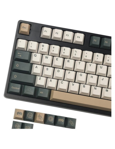 Teclado Mecánico Teclas Cherry PBT 140 Teclas ANSI ISO DYLormah