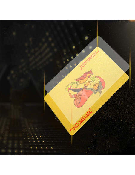 Yopay 6 Barajas de Cartas Impermeables de Lujo 24K Yopay 6 Barajas de Cartas Impermeables de Lujo 24K