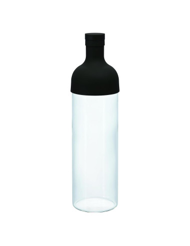 Botella de Té Frío Hario Filtro-In 750ml Vidrio Negro