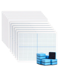 Juego de 24 Piezas Pizarras Borrables Bright Creations 22.9x30.5cm