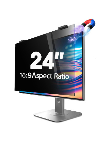 Pantalla de Privacidad Magnética GUDTEKE 24" Filtro Antirreflejo Pantalla de Privacidad Magnética GUDTEKE 24" Filtro Antirreflejo