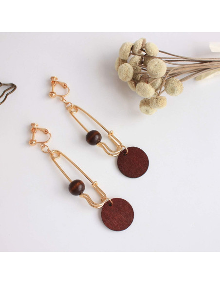 BronaGrand 24 Piezas Pendientes Clip-on No Perforados 4 Colores BronaGrand 24 Piezas Pendientes Clip-on No Perforados 4 Colores