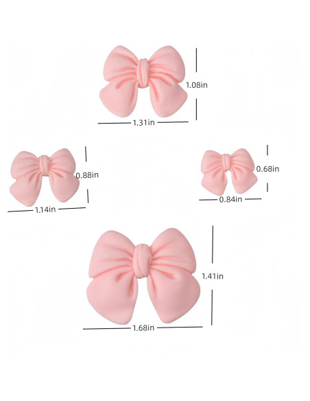 Encantos de Zapatos Rosados para Niñas - 8 Piezas con Lazo Encantos de Zapatos Rosados para Niñas - 8 Piezas con Lazo