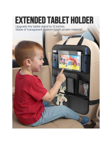 Organizador de Asiento Trasero New Fi - 20 Bolsillos, Negro