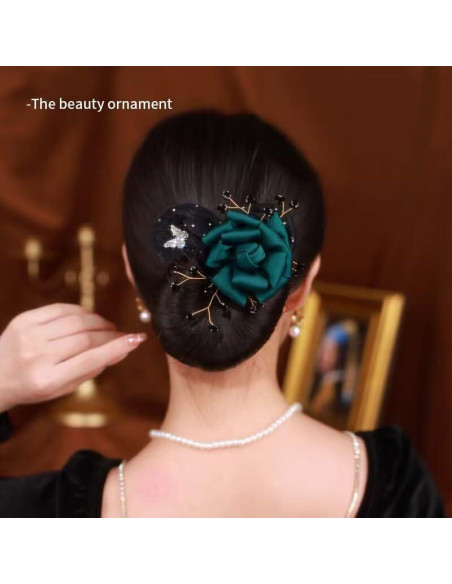 Clip de Pelo en Forma de Bola Dumwick y Rodillo de Moño 6pcs Clip de Pelo en Forma de Bola Dumwick y Rodillo de Moño 6pcs