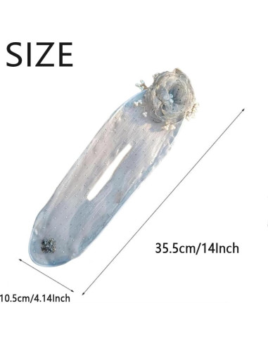 Clip de Pelo en Forma de Bola Dumwick y Rodillo de Moño 6pcs