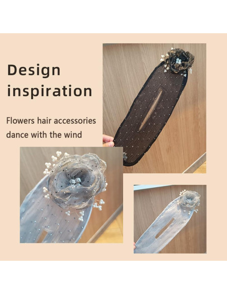 Clip de Pelo en Forma de Bola Dumwick y Rodillo de Moño 6pcs Clip de Pelo en Forma de Bola Dumwick y Rodillo de Moño 6pcs