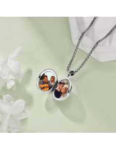 Collar Medallón San Miguel YFN Plata Esterlina 925 22" 2
