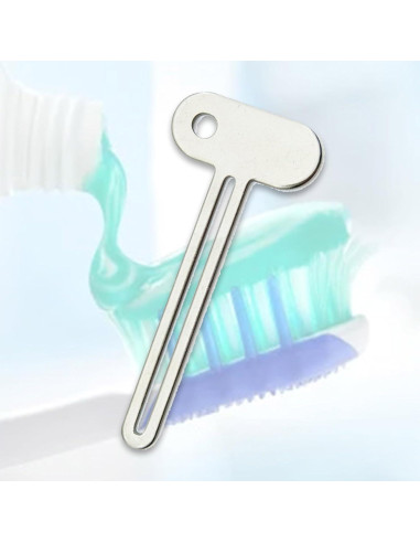 Exprimidor de Tubo en Forma de Llave Plateado Pxiryanlow - 2 Piezas