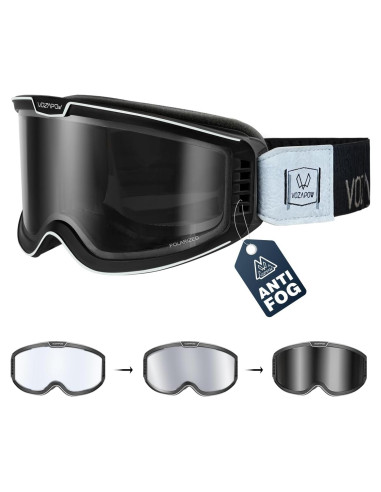 Gafas de Motocicleta VOZAPOW Pamx5-06 Fotoquímicas Antivaho