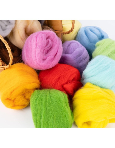 Set de 20 Bolas de Lana de Fieltro Lemonfilter 200g Multicolor Set de 20 Bolas de Lana de Fieltro Lemonfilter 200g Multicolor