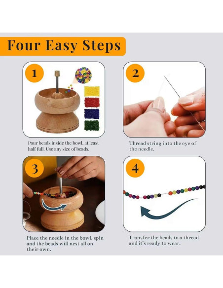 Spinner de cuentas de arcilla SHOP LC con aguja y alambre 3m Spinner de cuentas de arcilla SHOP LC con aguja y alambre 3m