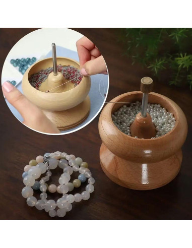 Spinner de cuentas de arcilla SHOP LC con aguja y alambre 3m