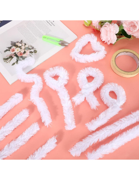 Limpiadores de Tubos Jumbo Hotop 30 Pcs 30mm Blancos Manualidades Limpiadores de Tubos Jumbo Hotop 30 Pcs 30mm Blancos Manualidades