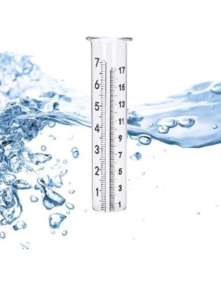 Tuberías de Reemplazo Medidor de Lluvia Mateda 17 cm Vidrio Tuberías de Reemplazo Medidor de Lluvia Mateda 17 cm Vidrio