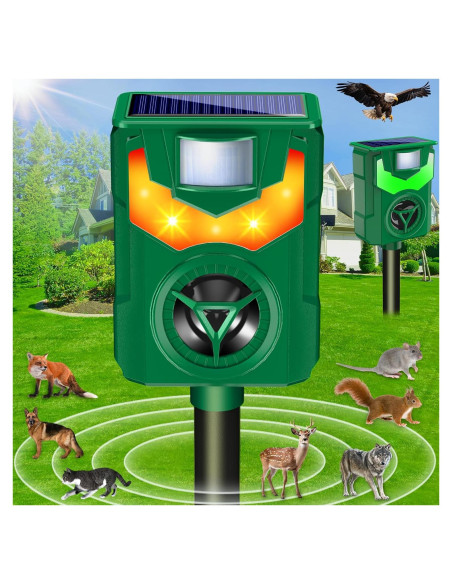 Repelente Solar Ultrasonido para Animales Shenzhen Visson Repelente Solar Ultrasonido para Animales Shenzhen Visson