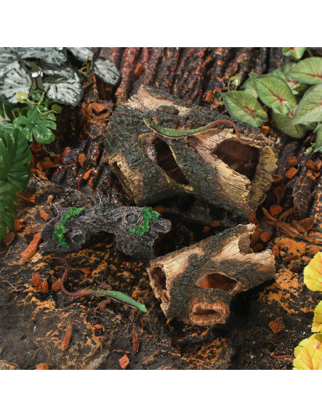 Decoración Acuario IBWell Tronco Falso Resina 16x5cm Decoración Acuario IBWell Tronco Falso Resina 16x5cm