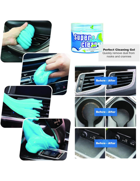 Kit de Limpieza de Interiores de Automóvil INGWETECH - 16 Piezas Kit de Limpieza de Interiores de Automóvil INGWETECH - 16 Piezas