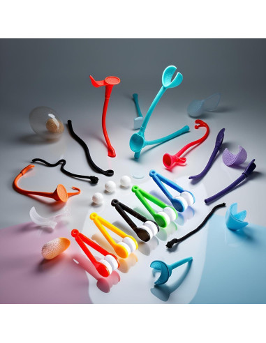 Juego de Limpiador de Lentes DPWOUM 5 Piezas Microfibra