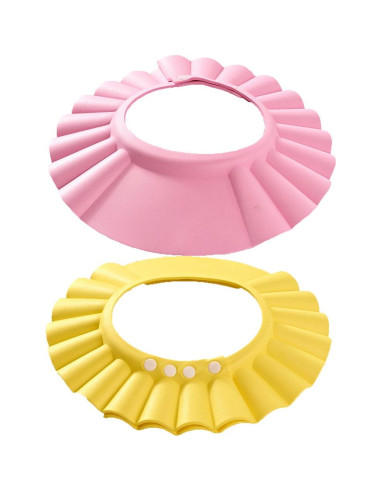 Gorro de Baño para Bebés Rosa EVA Ajustable 40-55cm