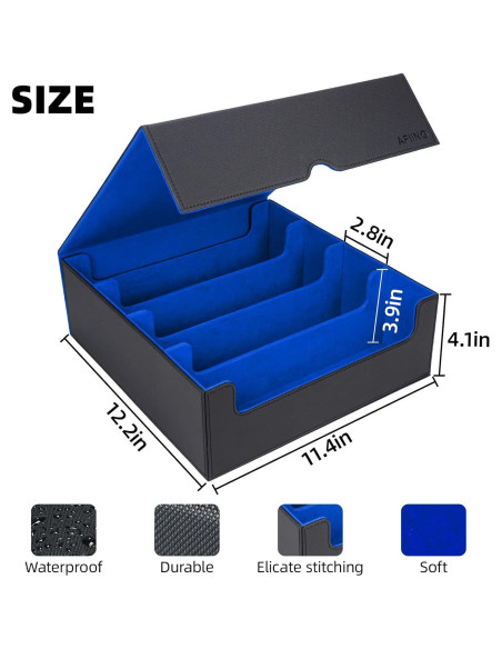 Caja de Almacenamiento de Cartas AFIING 3200+ con 48 Divisores Caja de Almacenamiento de Cartas AFIING 3200+ con 48 Divisores