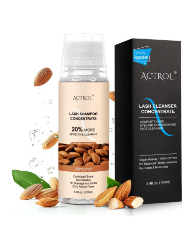 Concentrado de Champú para Pestañas ACTROL 100ml Almendra