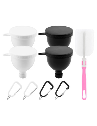 Juego de 4 embudos para polvo de proteína PUXING 150ml